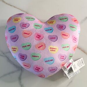 NWT Iscream It’s Sugar Sweetheart Conversation Heart Plush Pillow